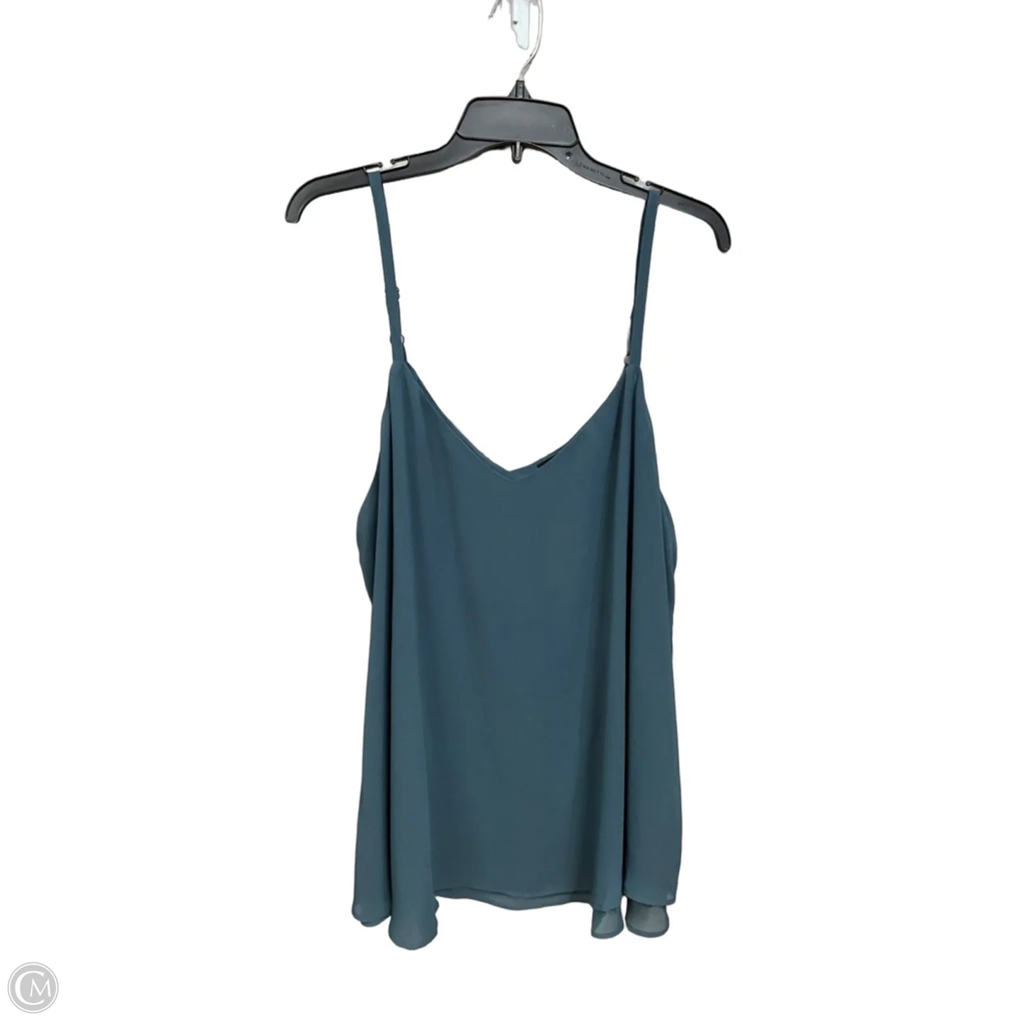 Top Sleeveless By Torrid In Teal, Size: 3x