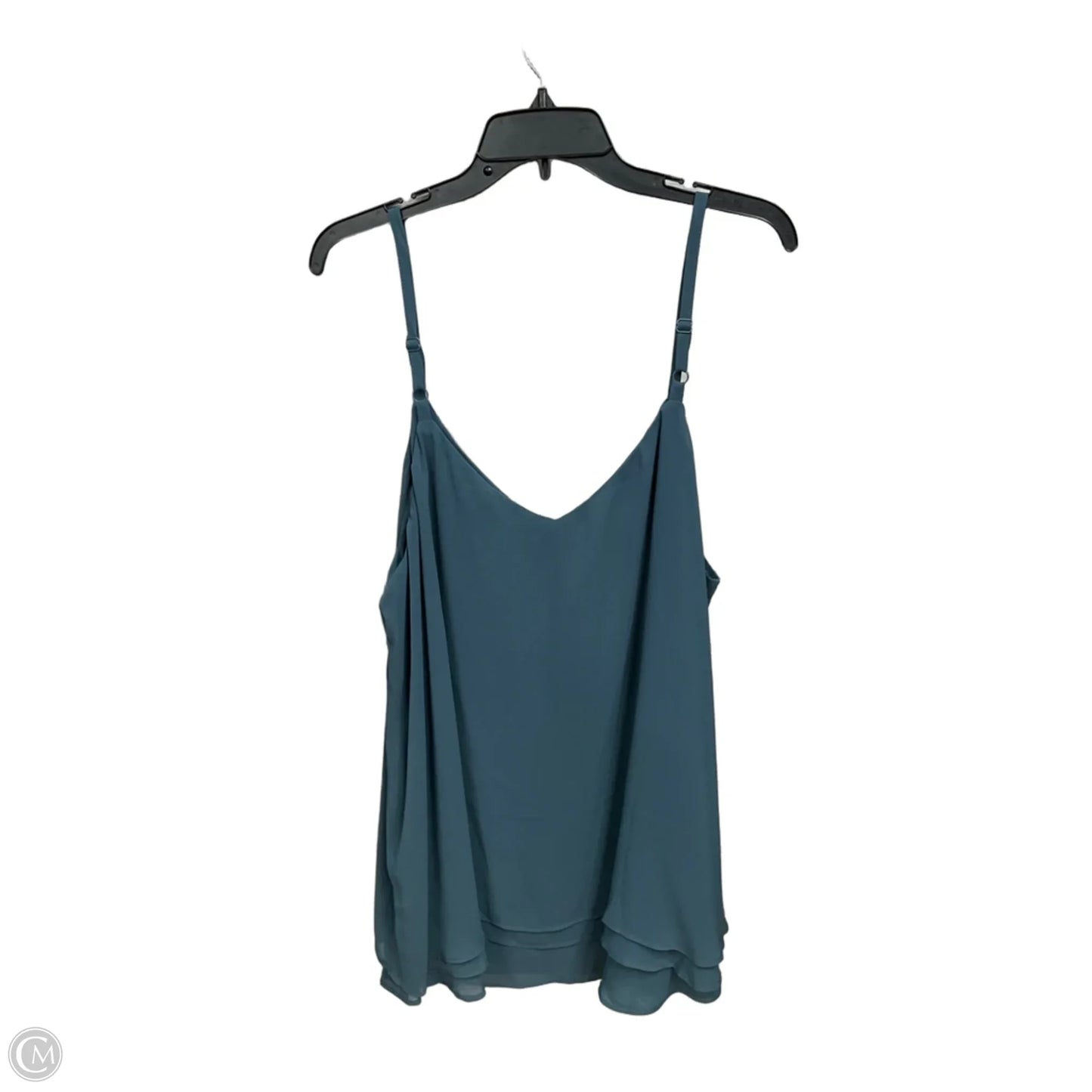 Top Sleeveless By Torrid In Teal, Size: 3x
