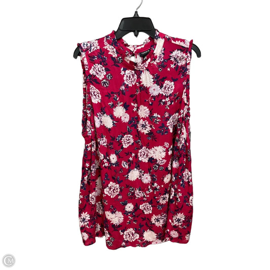 Top Sleeveless By Torrid In Floral Print, Size: 3x