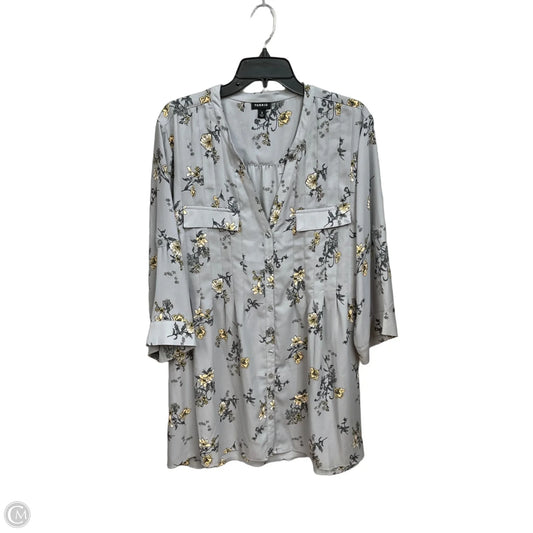 Blouse Long Sleeve By Torrid In Floral Print, Size: 3x