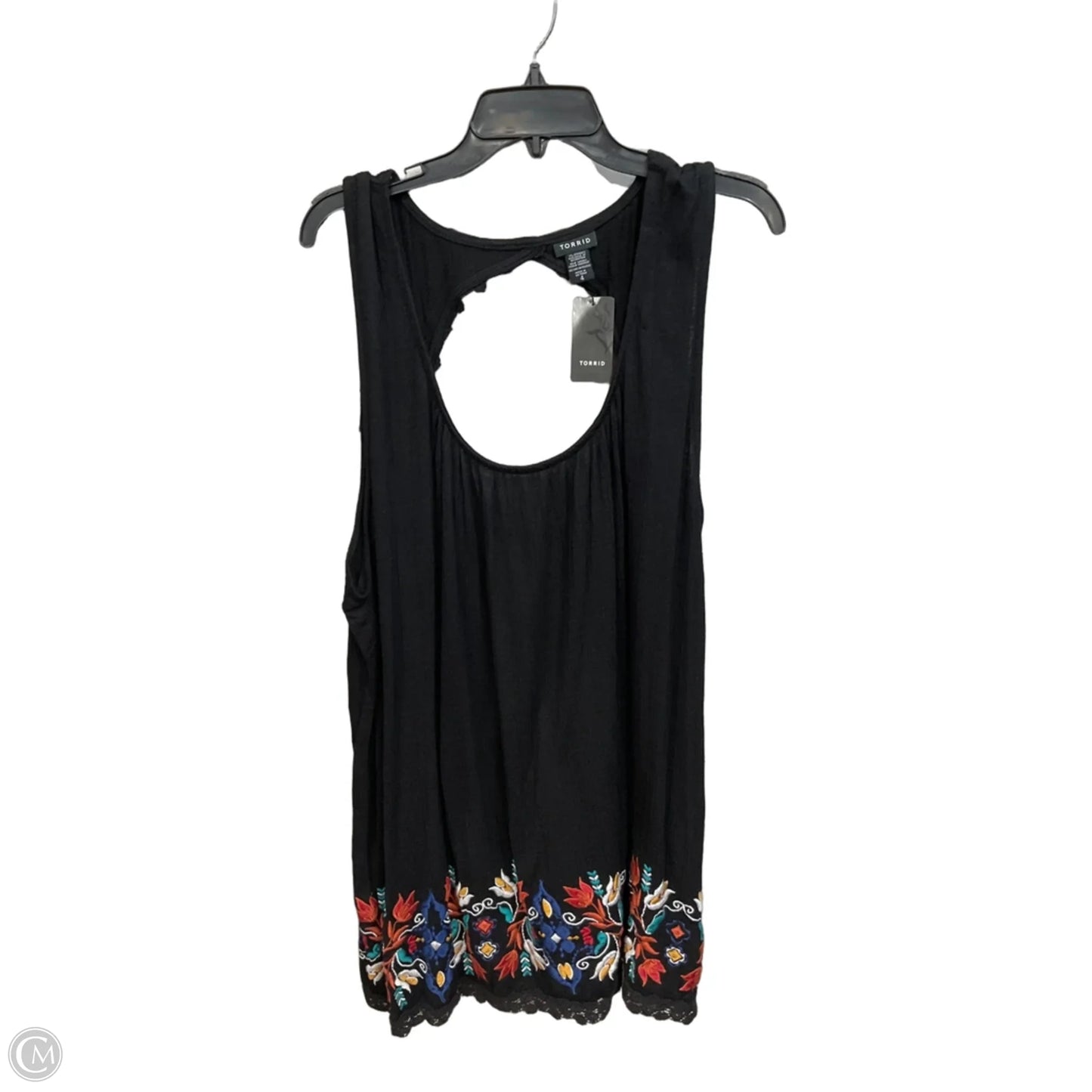 Top Sleeveless By Torrid In Black, Size: 4x