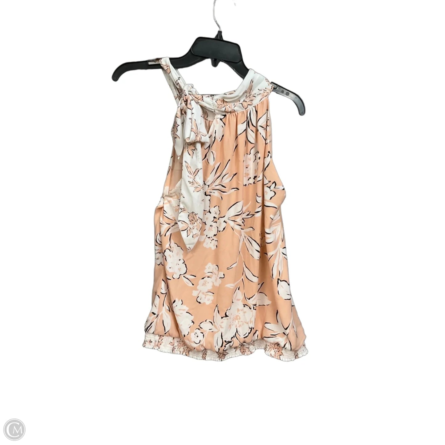 Blouse Sleeveless By White House Black Market In Floral Print, Size: M