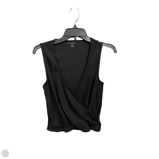 Top Sleeveless By J. Crew In Black, Size: M