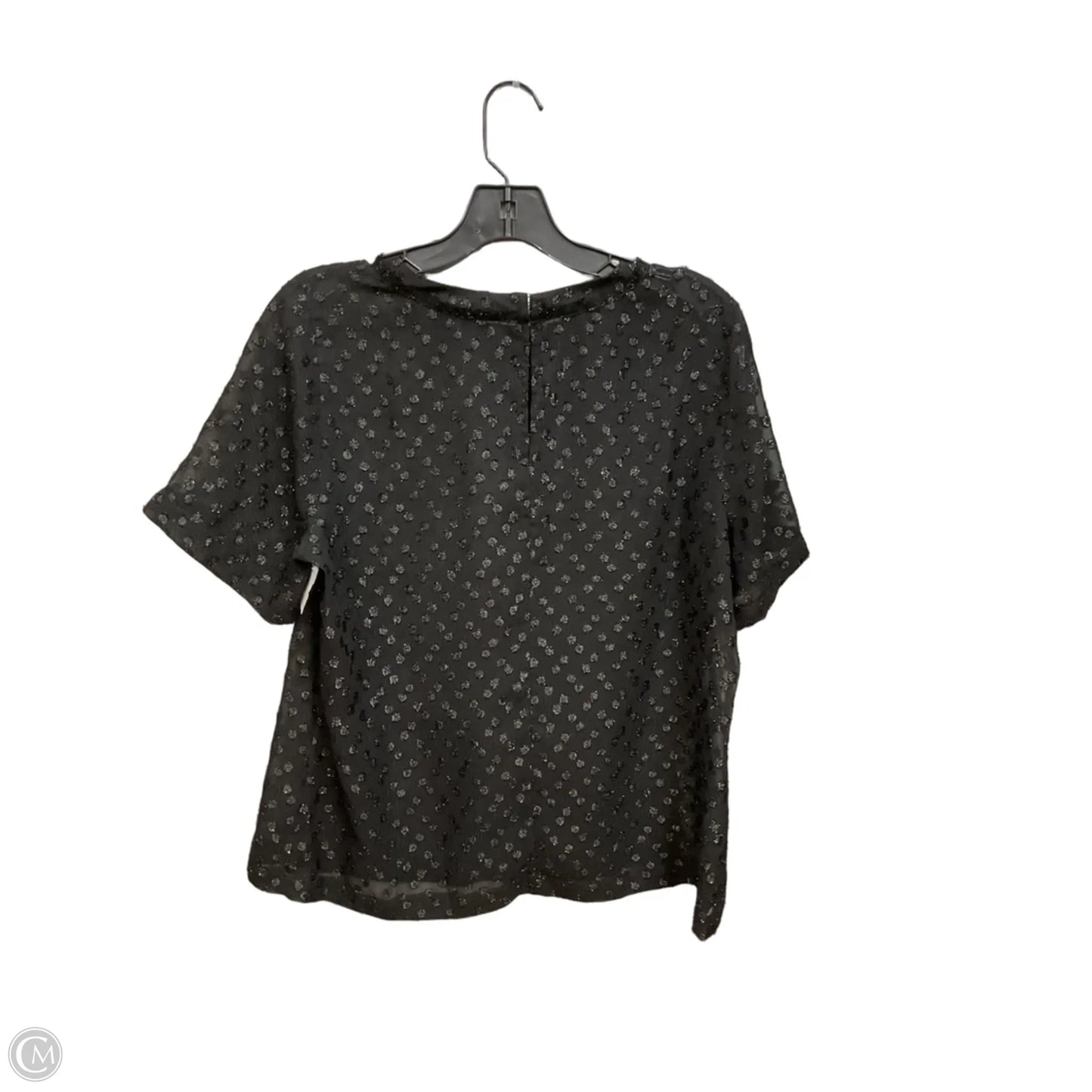 Top Short Sleeve By Madewell In Black, Size: L