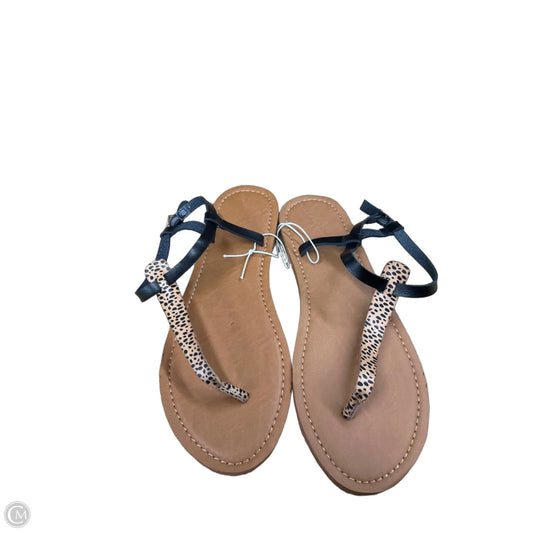 Sandals Flats By Universal Thread In Tan, Size: 10