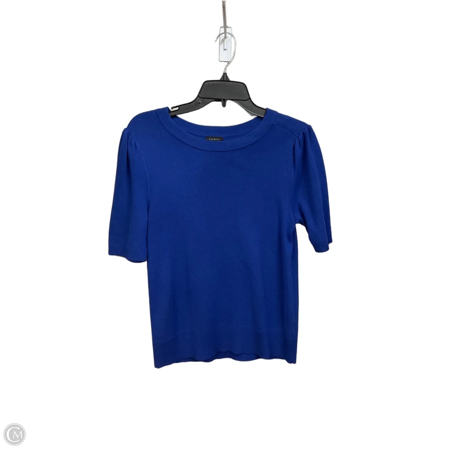 Top Short Sleeve By Talbots In Blue, Size: M