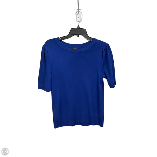 Top Short Sleeve By Talbots In Blue, Size: M