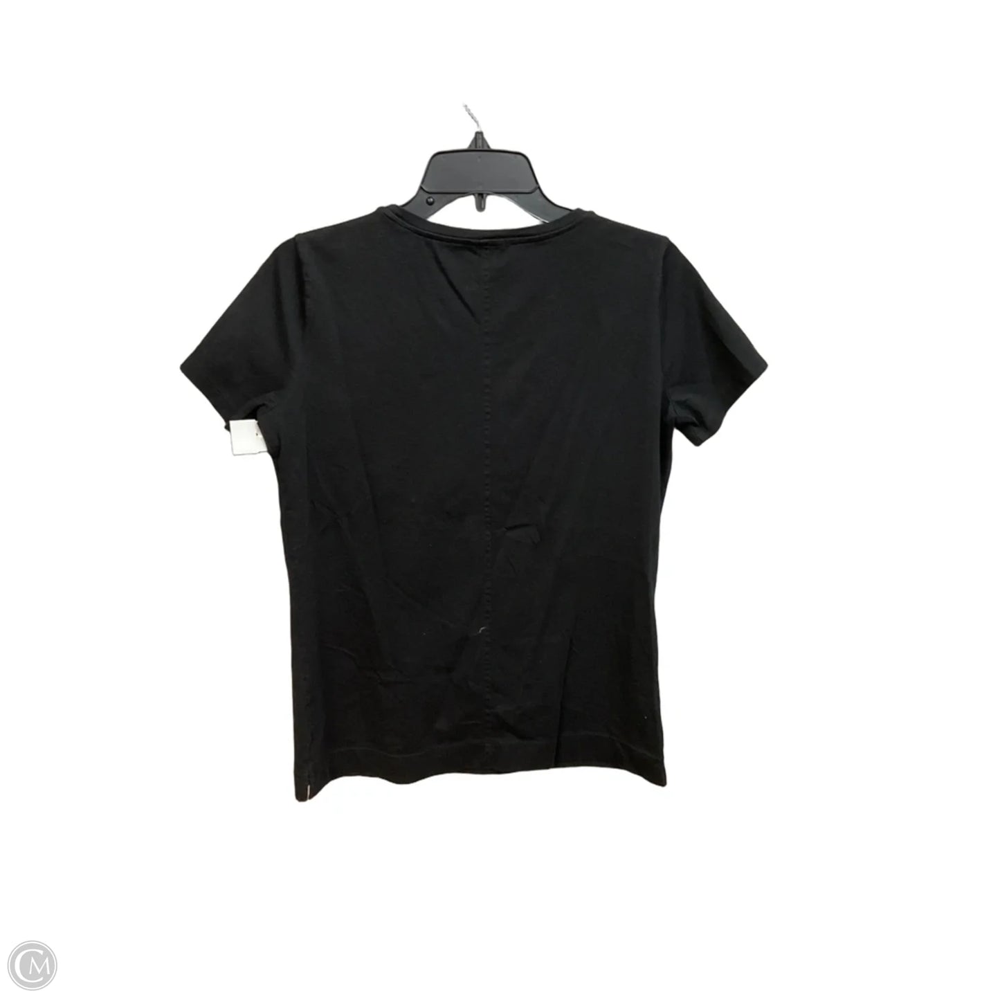 Top Short Sleeve Basic By Ann Taylor In Black, Size: M