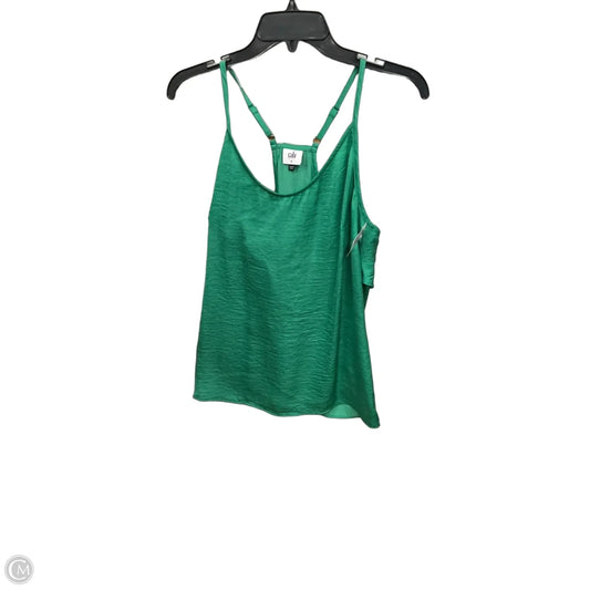 Top Sleeveless By Cabi In Green, Size: M