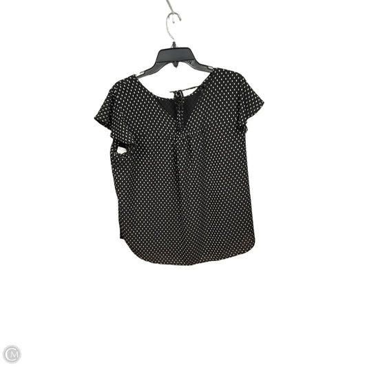 Top Sleeveless By Loft In Polkadot Pattern, Size: L
