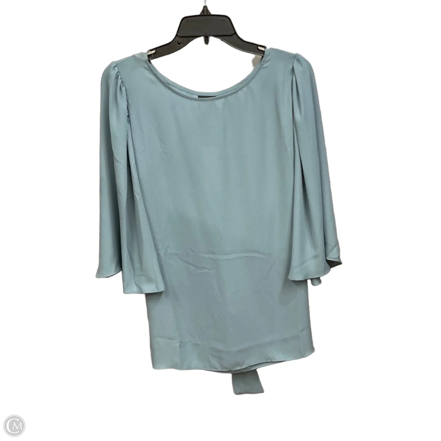 Blouse 3/4 Sleeve By Worthington In Blue, Size: 1x