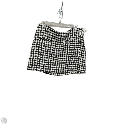 Skirt Mini & Short By A New Day In Black & White, Size: 12