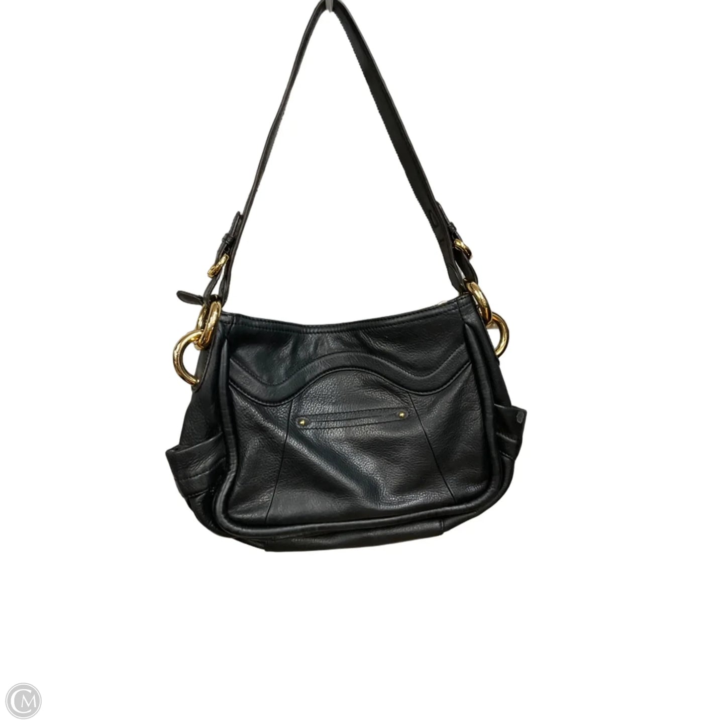 Handbag Leather By B. Makowsky, Size: Medium