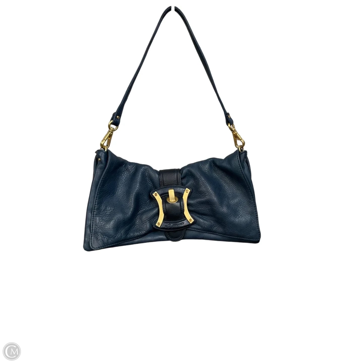 Handbag Leather By B. Makowsky, Size: Medium
