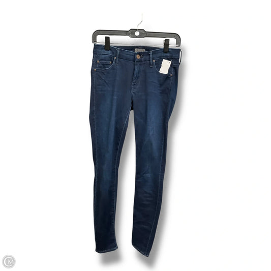 Jeans Skinny By Mother Jeans In Blue Denim, Size: 4