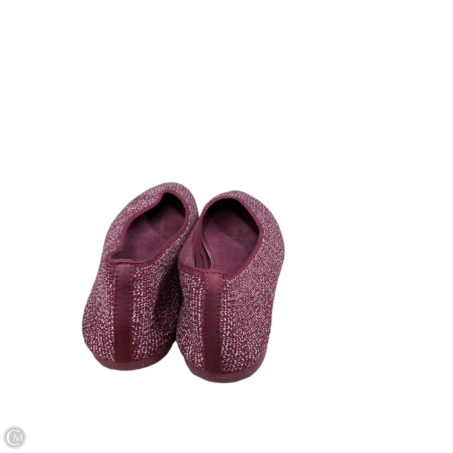 Shoes Flats By Skechers In Maroon, Size: 6.5