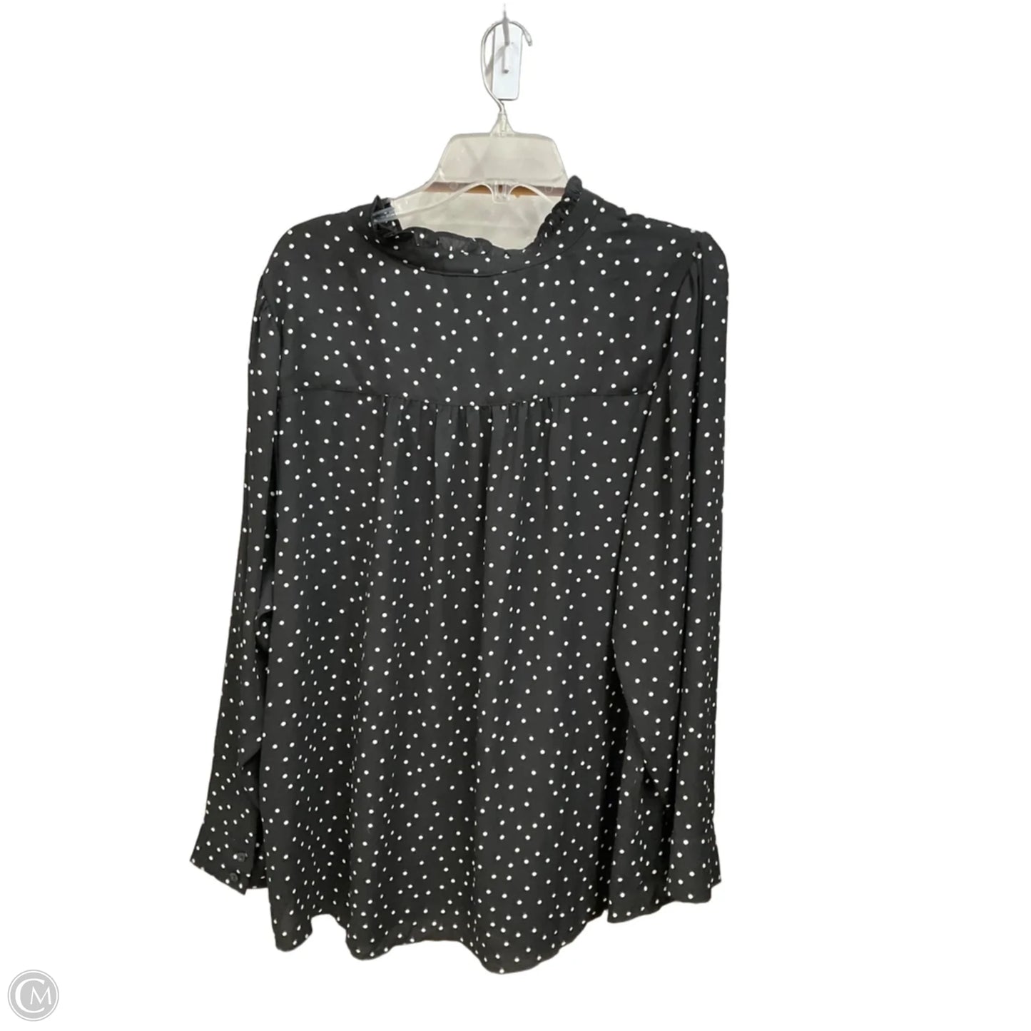 Blouse Long Sleeve By Torrid In Polkadot Pattern, Size: 3x