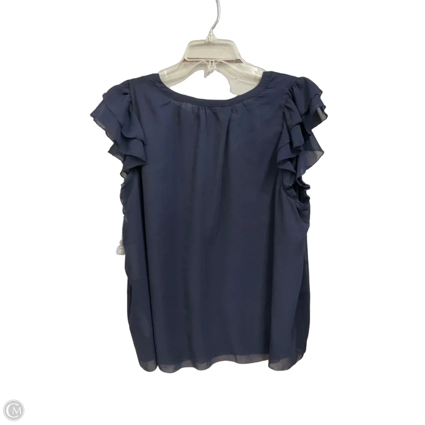 Top Sleeveless By Dex In Blue, Size: 2x