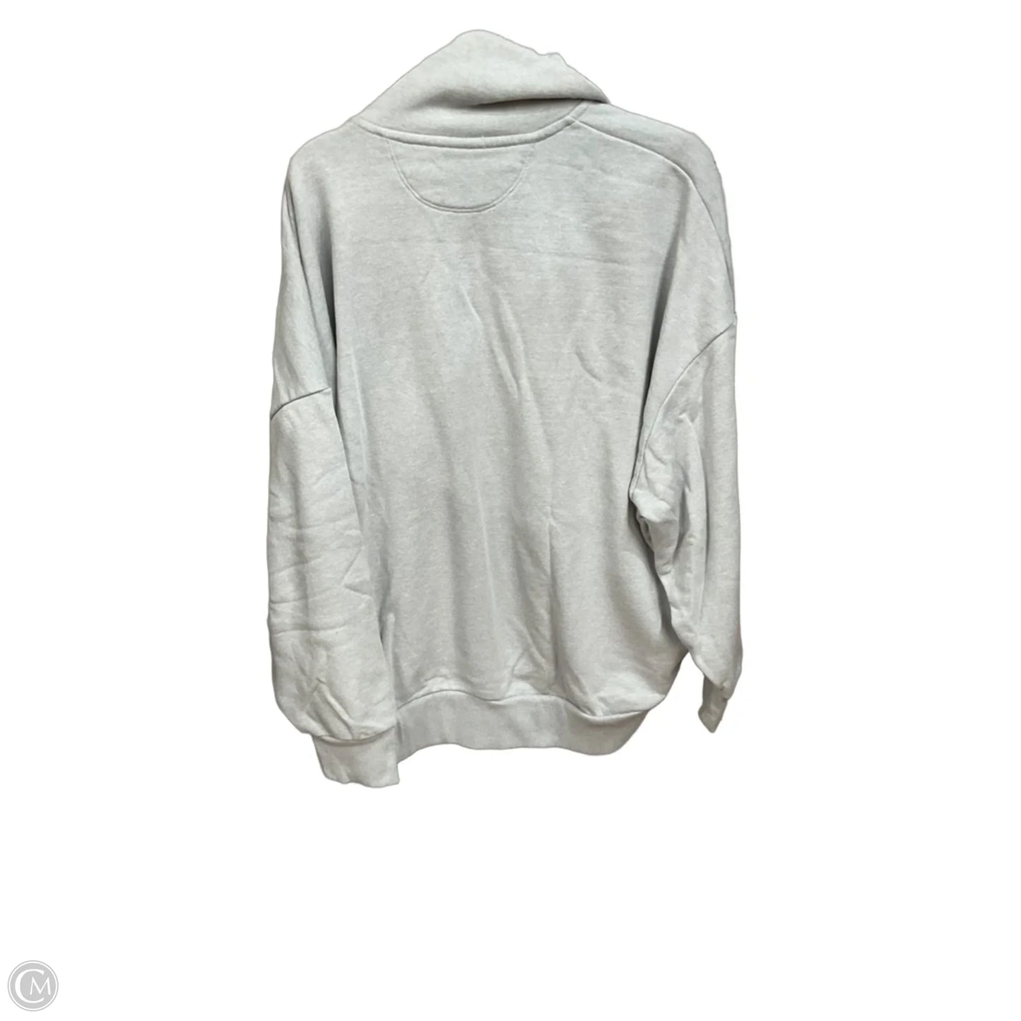 Athletic Sweatshirt Collar By Under Armour In Grey, Size: Xl