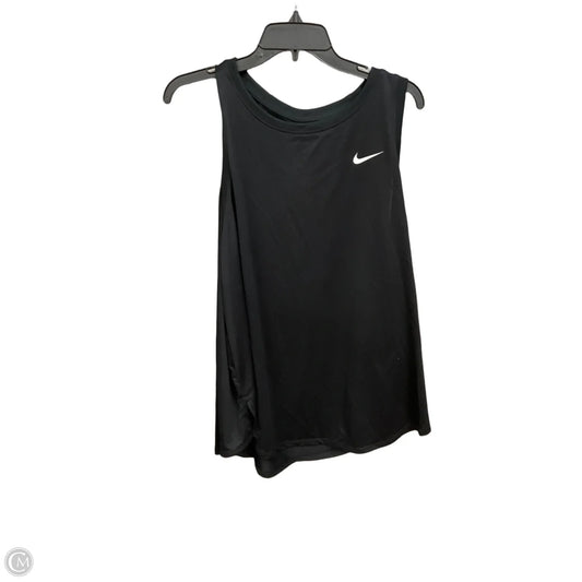 Athletic Tank Top By Nike Apparel In Black, Size: 1x