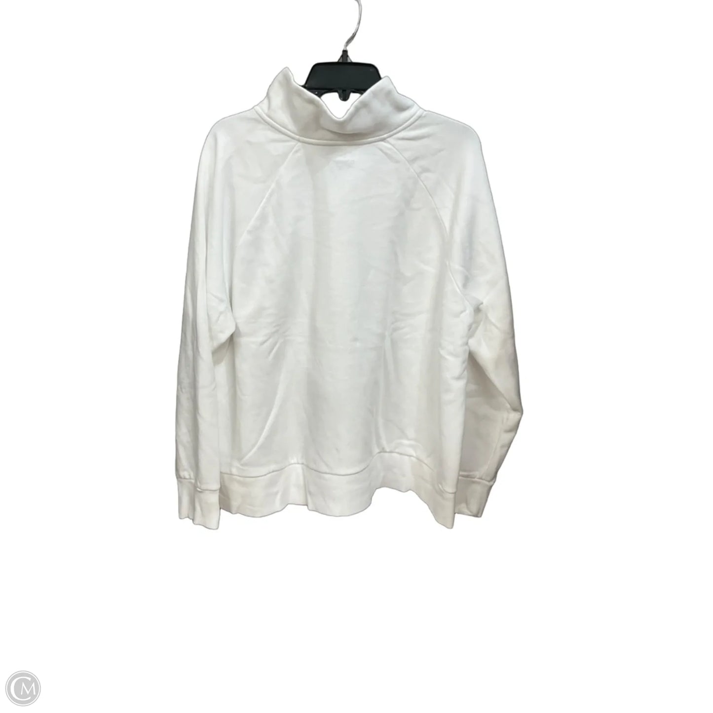 Athletic Sweatshirt Collar By Under Armour In White, Size: 2x