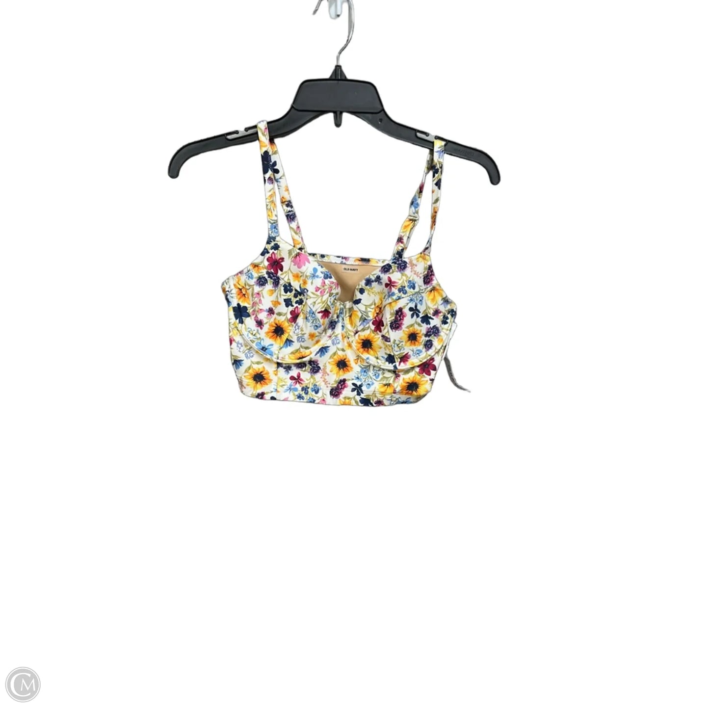 Swimsuit Top By Old Navy In Floral Print, Size: M