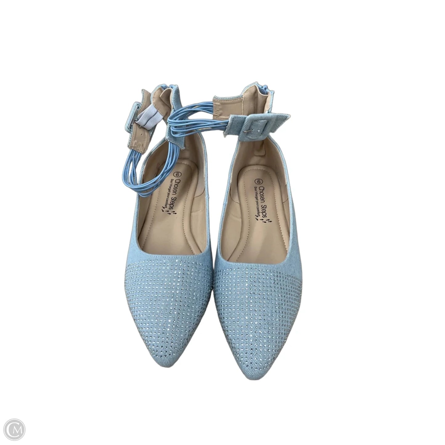 Shoes Flats By Cmc In Blue, Size: 9