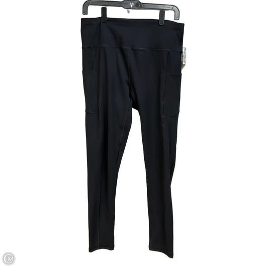 Athletic Leggings By Clothes Mentor In Black, Size: Xl