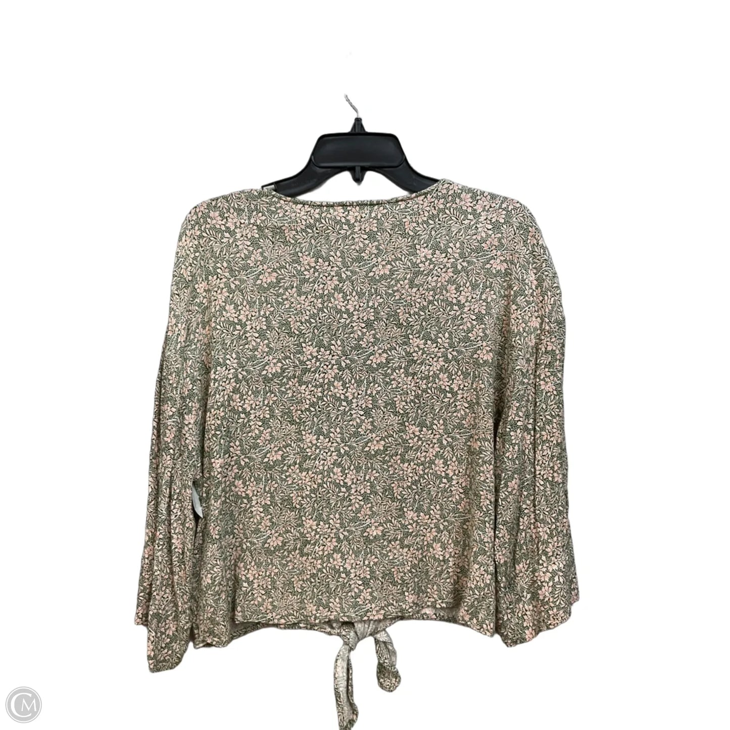 Top Long Sleeve By Tribal In Floral Print, Size: M