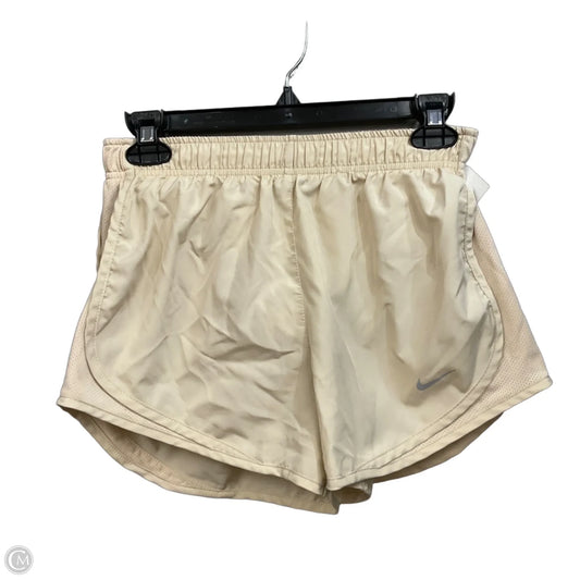 Athletic Shorts By Nike Apparel In Tan, Size: S