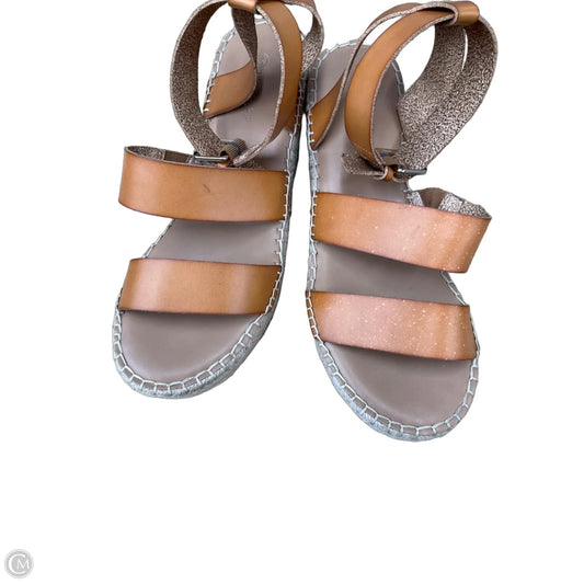 Sandals Flats By The Drop In Tan, Size: 9