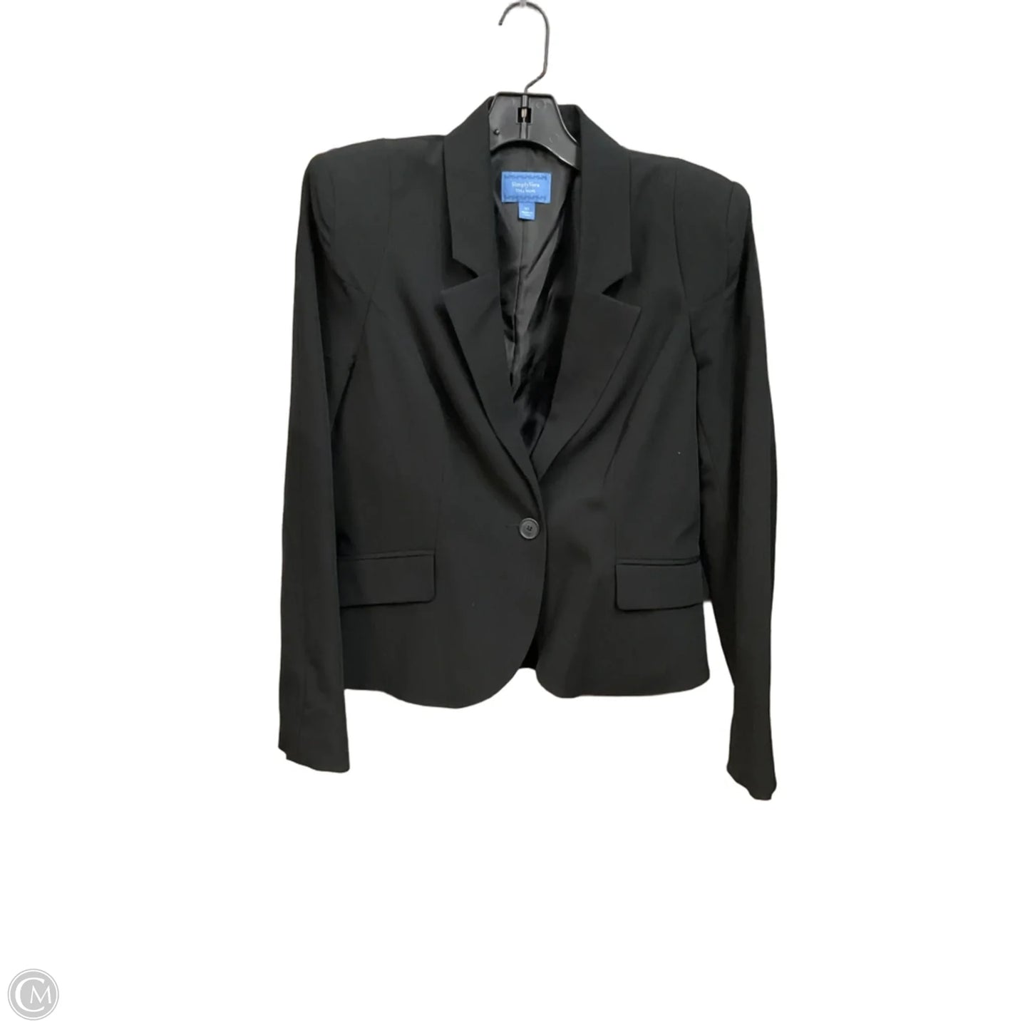 Blazer By Simply Vera In Black, Size: M