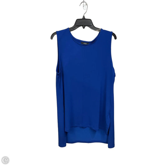 Top Sleeveless By Alfani In Blue, Size: L