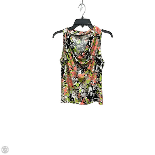 Top Sleeveless By Kasper In Floral Print, Size: S