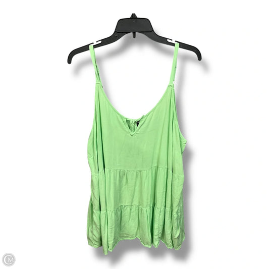 Top Sleeveless Basic By Torrid In Green, Size: 2x
