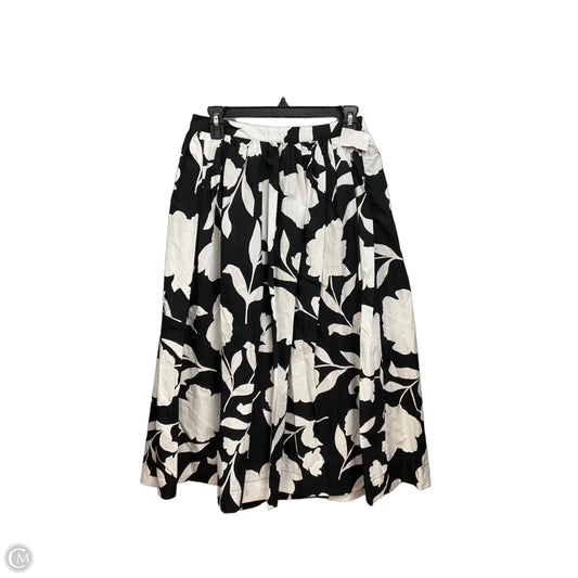 Skirt Designer By Kate Spade In Black & White, Size: 4