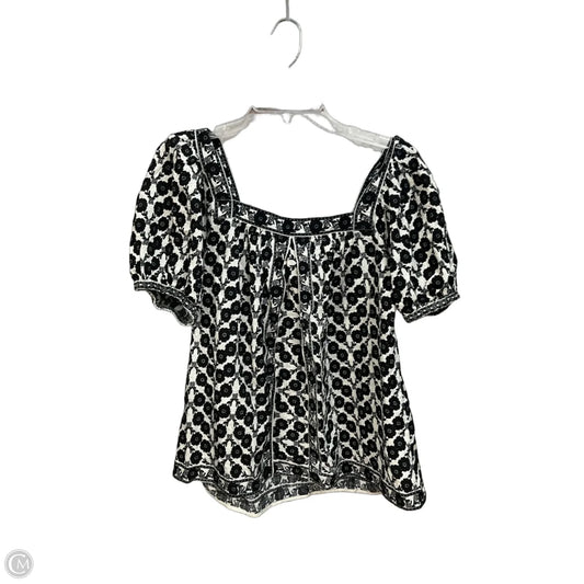Top Short Sleeve By Max Studio In Floral Print, Size: M