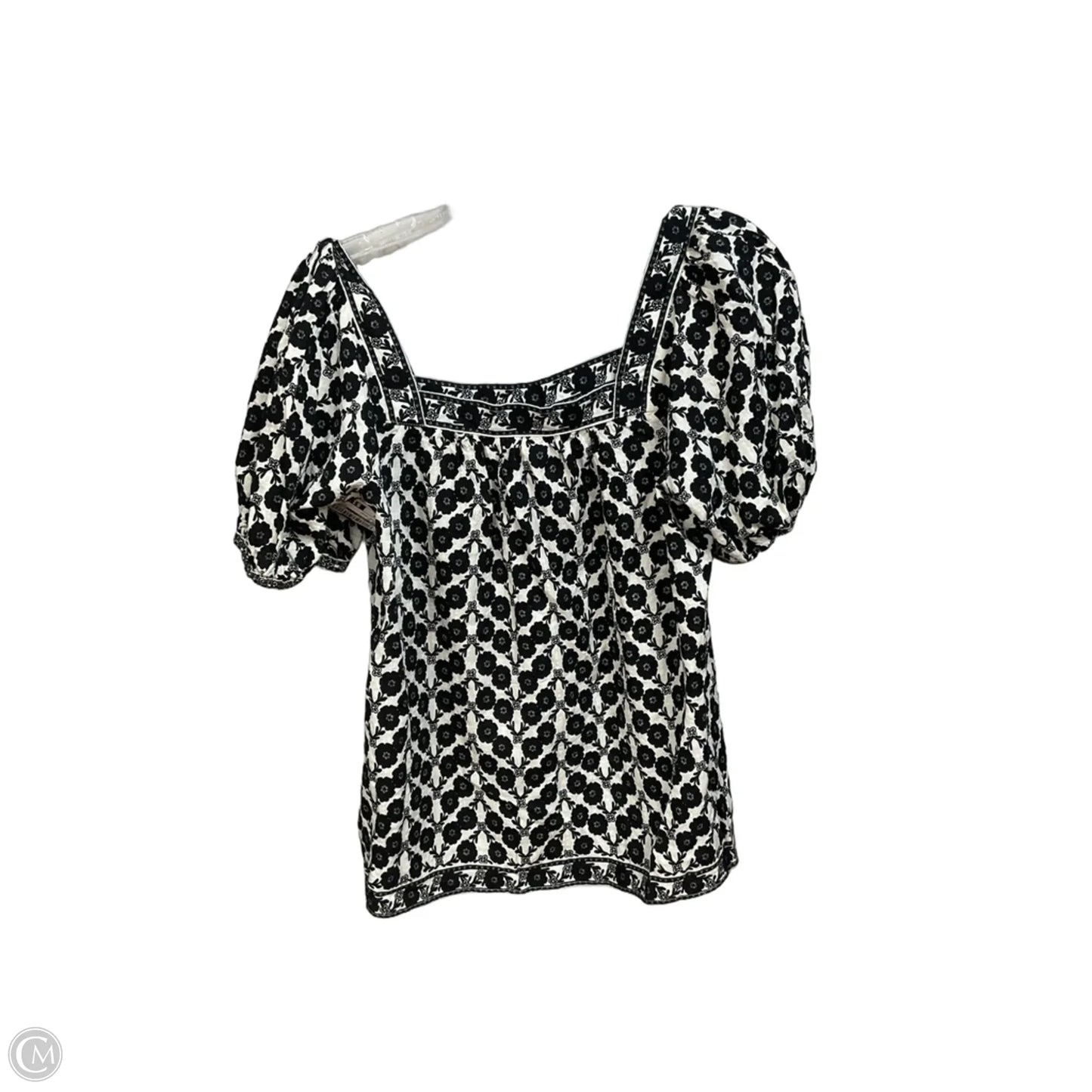 Top Short Sleeve By Max Studio In Floral Print, Size: M