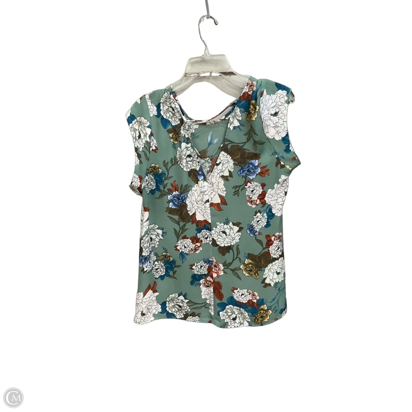 Top Sleeveless By Dr2 In Floral Print, Size: M