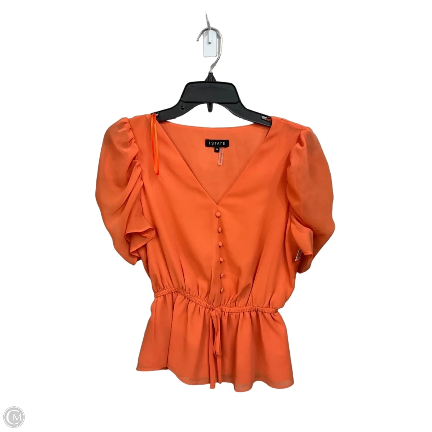 Top Short Sleeve By 1.state In Orange, Size: Xs