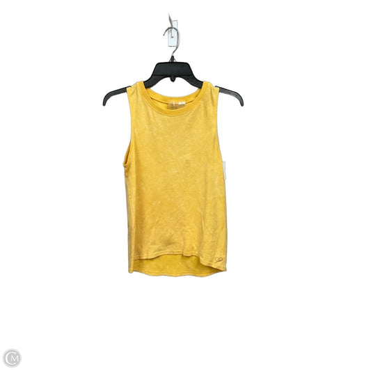 Athletic Tank Top By Calia In Yellow, Size: Xs