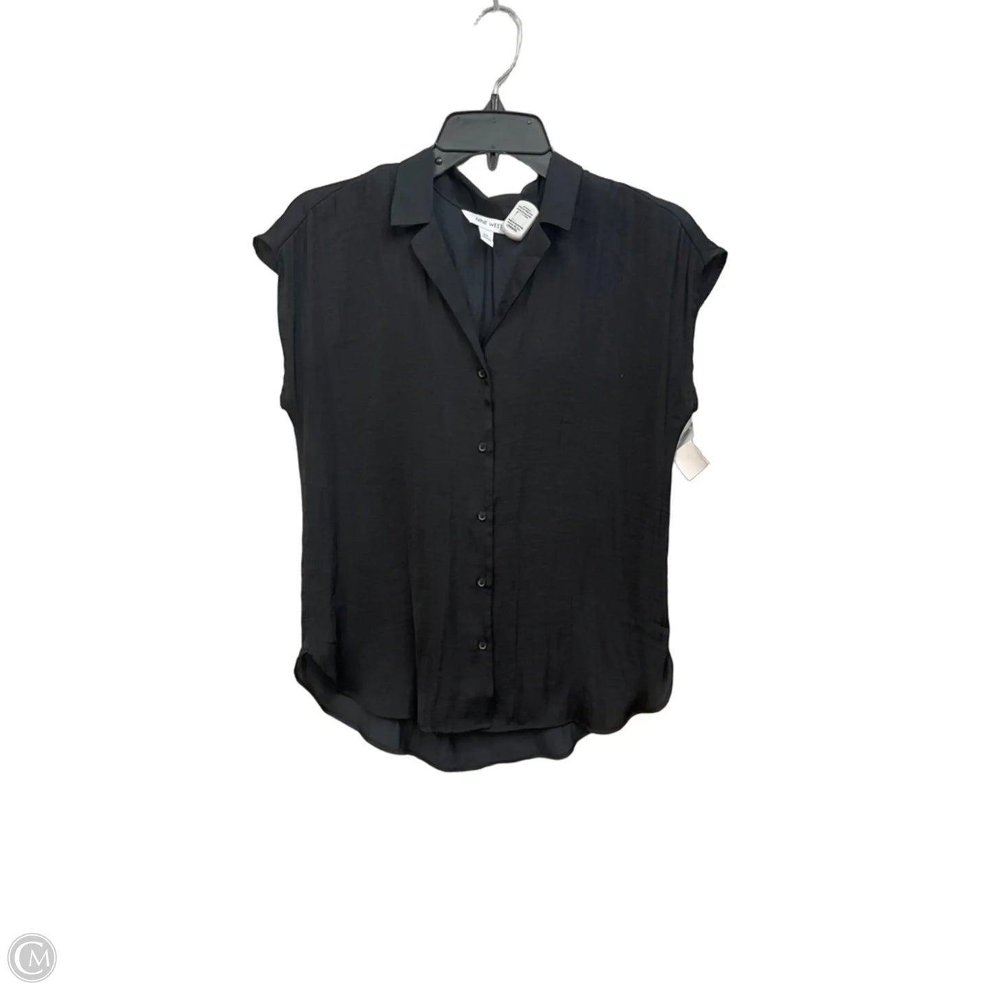 Top Sleeveless Basic By Nine West Apparel In Black, Size: Xs