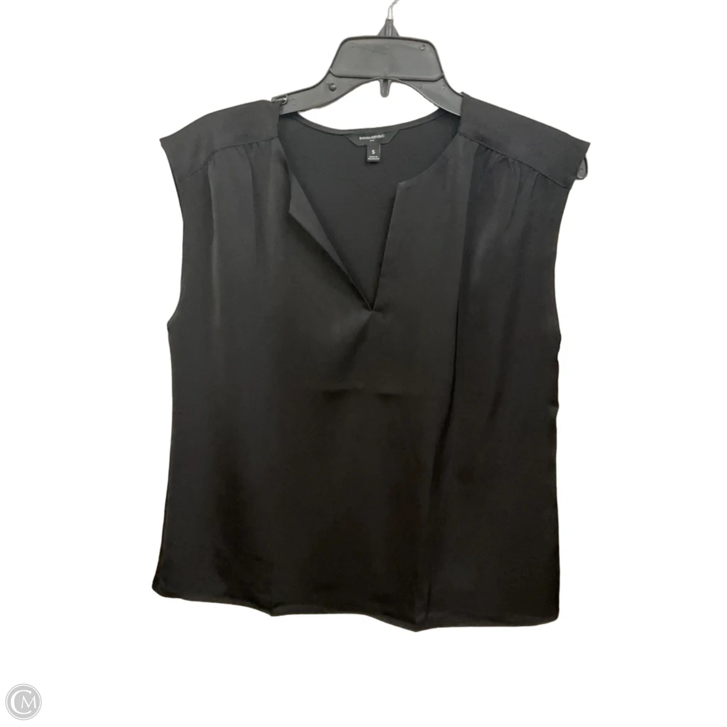 Top Sleeveless By Banana Republic In Black, Size: S