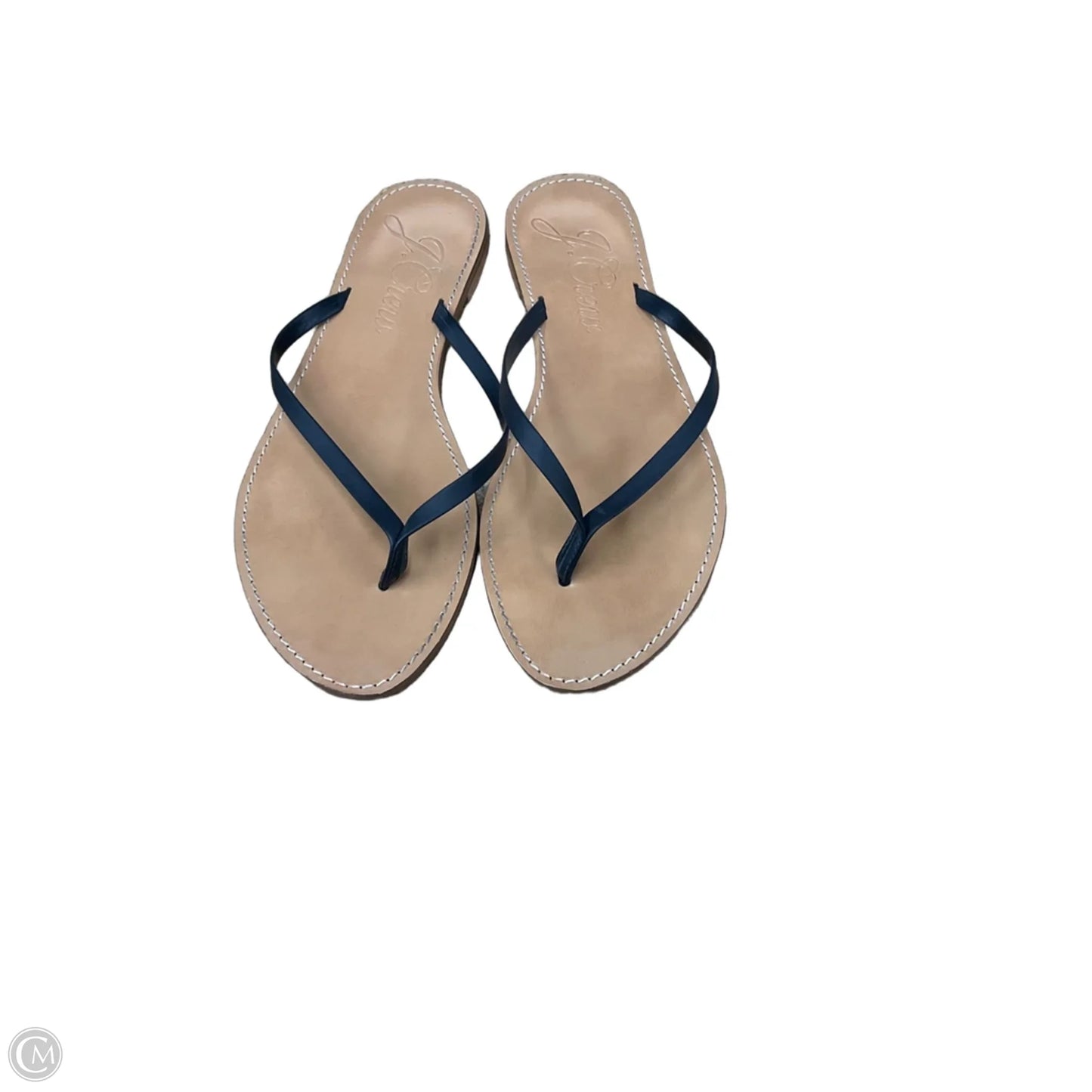 Sandals Flip Flops By J. Crew In Tan, Size: 9.5