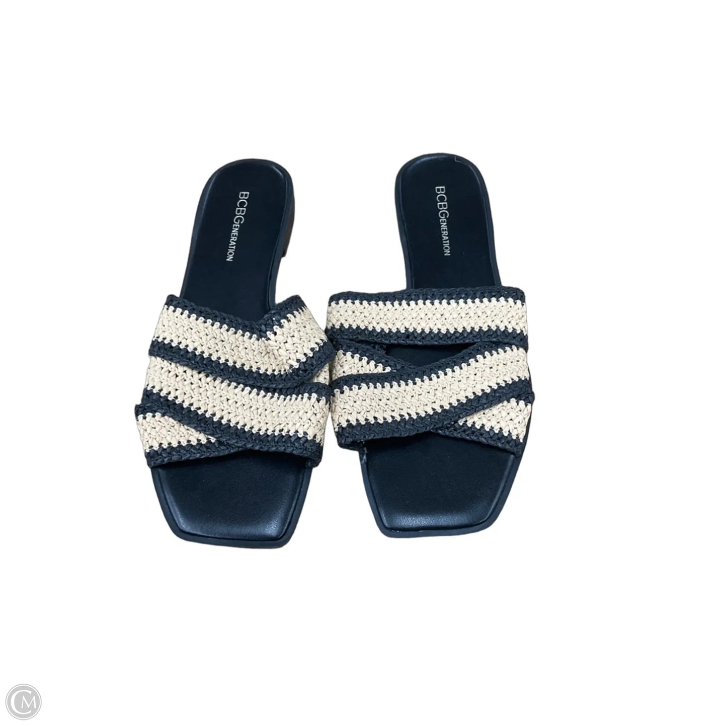 Sandals Flats By Bcbgeneration In Black, Size: 9.5