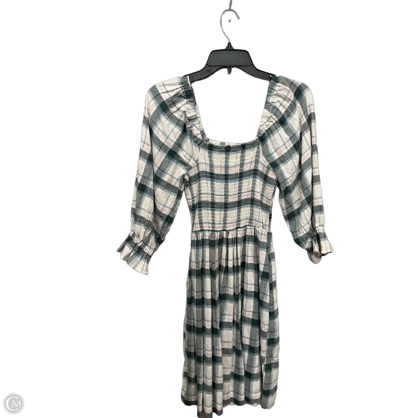 Dress Casual Short By Madewell In Plaid Pattern, Size: Xs