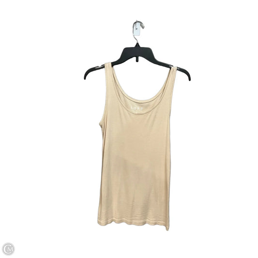 Tank Top By Loft In Tan, Size: M
