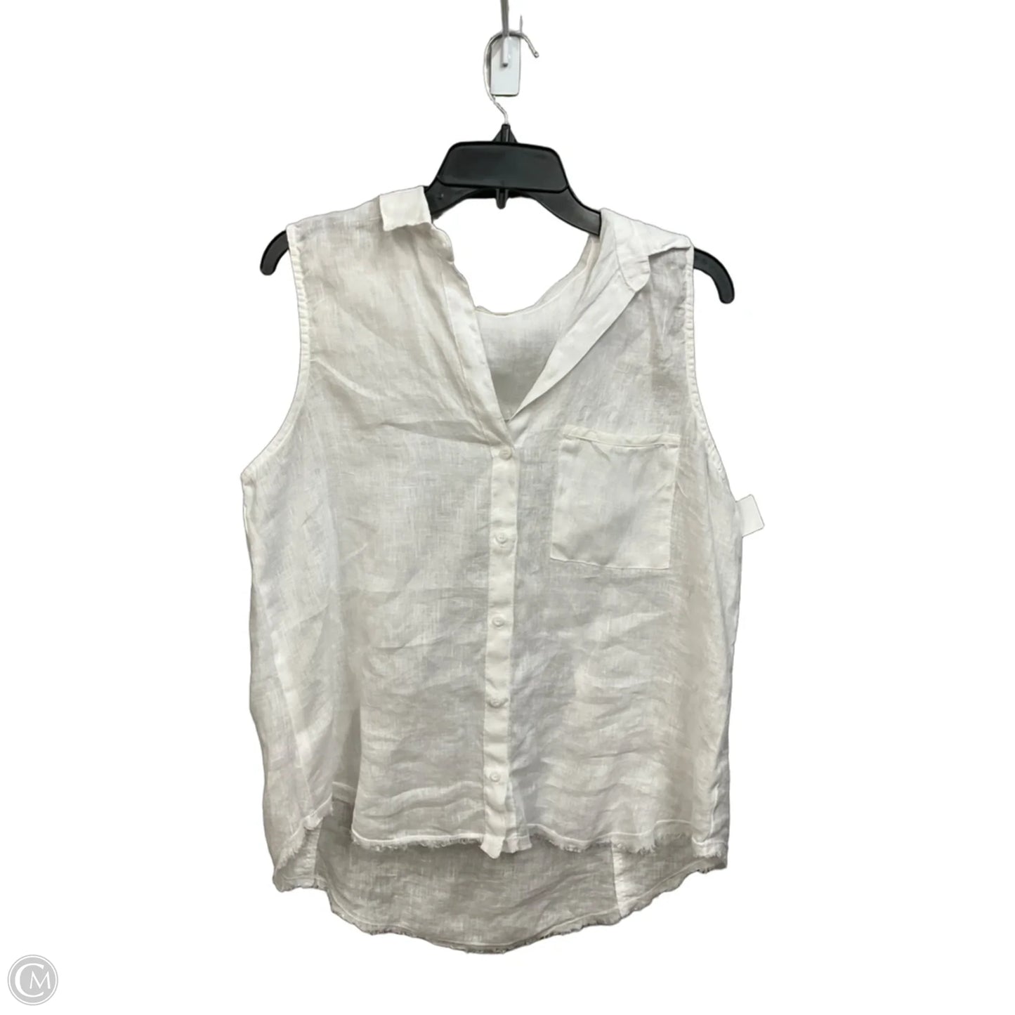 Top Sleeveless By Bella Dahl In White, Size: L