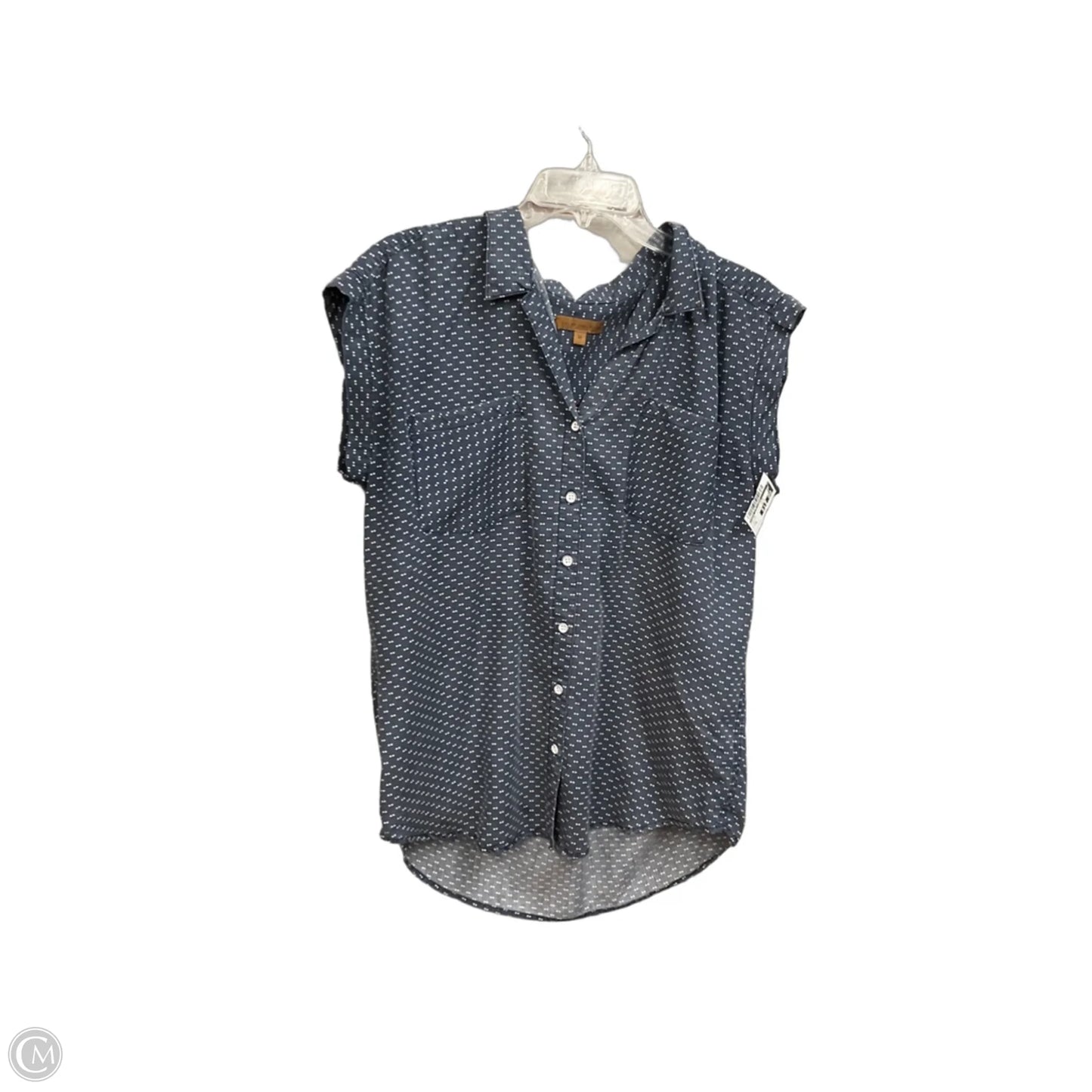 Top Short Sleeve By Jachs Girlfirend In Polkadot Pattern, Size: M