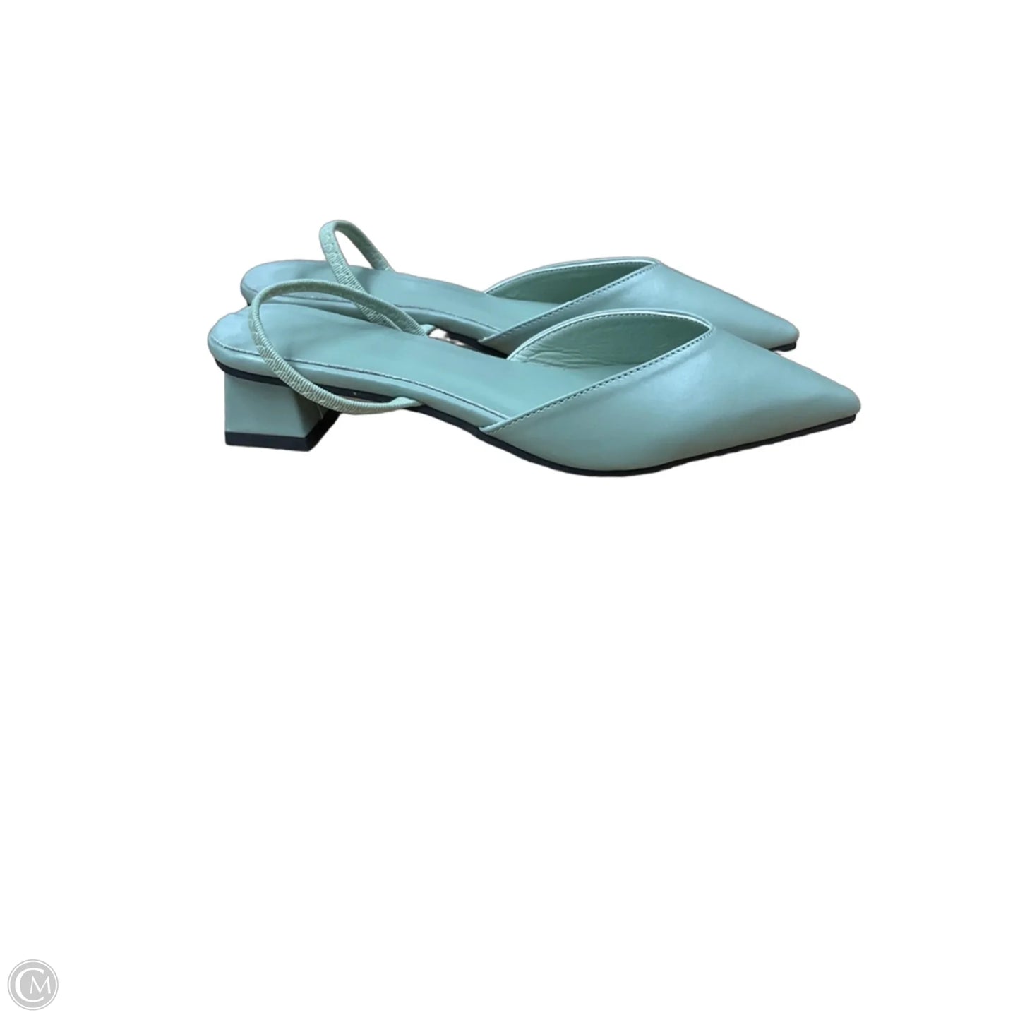 Shoes Heels Block By Clothes Mentor In Green, Size: 6